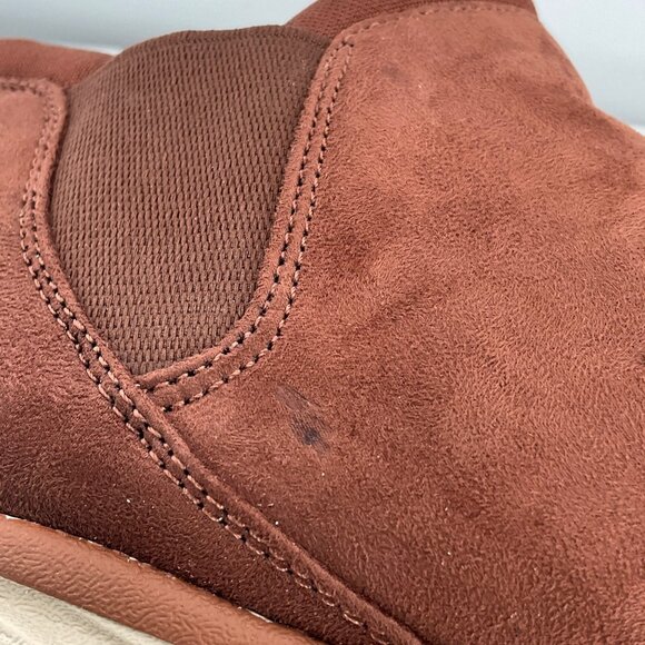 Ryka NIAH 10W Banana Bred Brown Water Repellent Ankle Boots Slip-On Comfort Fit - Picture 5 of 9